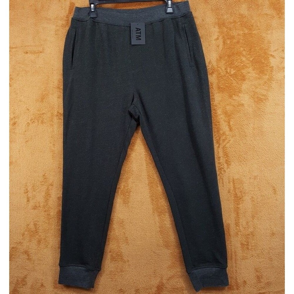 ATM Sweatpants Mens XL Charcoal Grey Heather French Terry $185